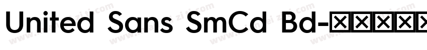 United Sans SmCd Bd字体转换